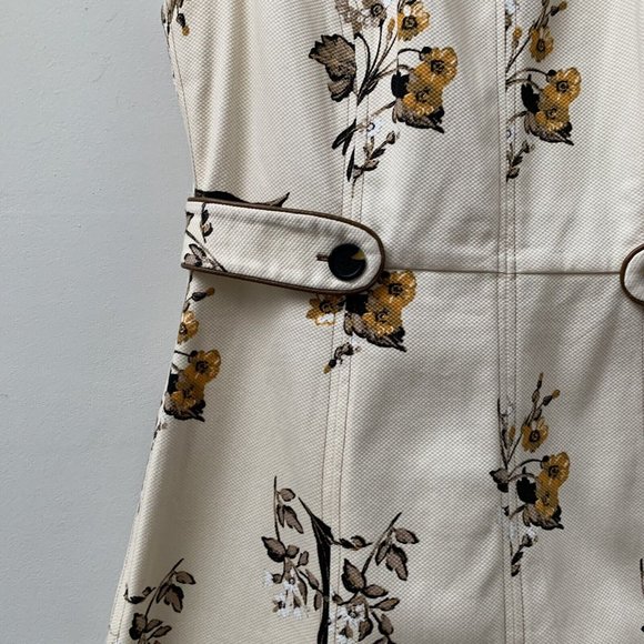 TU Floral Dress Size UK 14 Sleeveless Sheath Pretty Retro Style - Picture 9 of 12